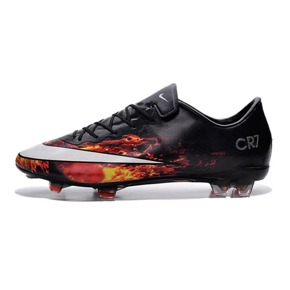 Mercurial Vapor X CR FG Black Crimson Mens Cleats